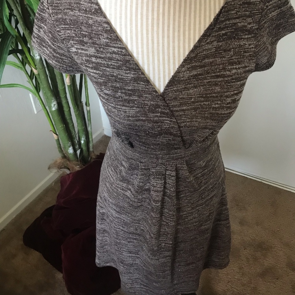 SAM & MAX~ Chocolate Knit Dress SMALL